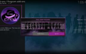 كيفية تثبيت الإضافات والبنايات الخاصة بـ Crew Wizard على كودي