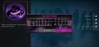 كيفية تثبيت الإضافات والبنايات الخاصة بـ Crew Wizard على كودي